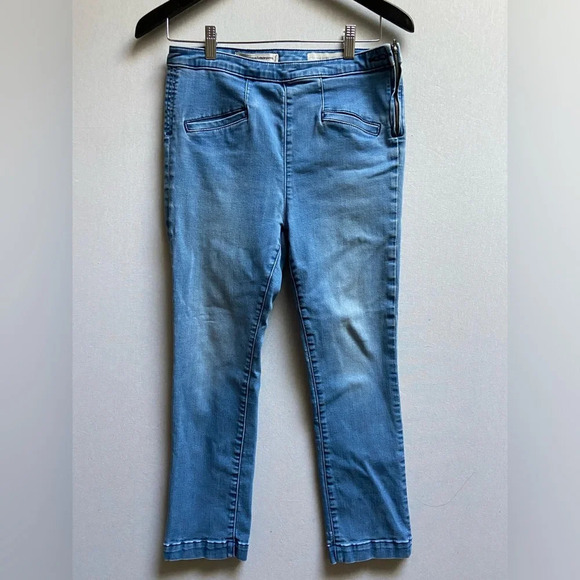 Pilcro and the Letterpress Anthropologie high rise denim leggings Sz 29 - Picture 1 of 12